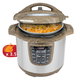 قدر ضغط كهربائي إديسون، وعاء داخلي جرانيت، 1400 واط، 10 لتر- فضي خشبي product image 3