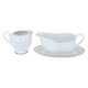 طقم سفرة بورسلان منقوش ذهبي السيف غاليري، 81 قطعة - أبيض product image 8