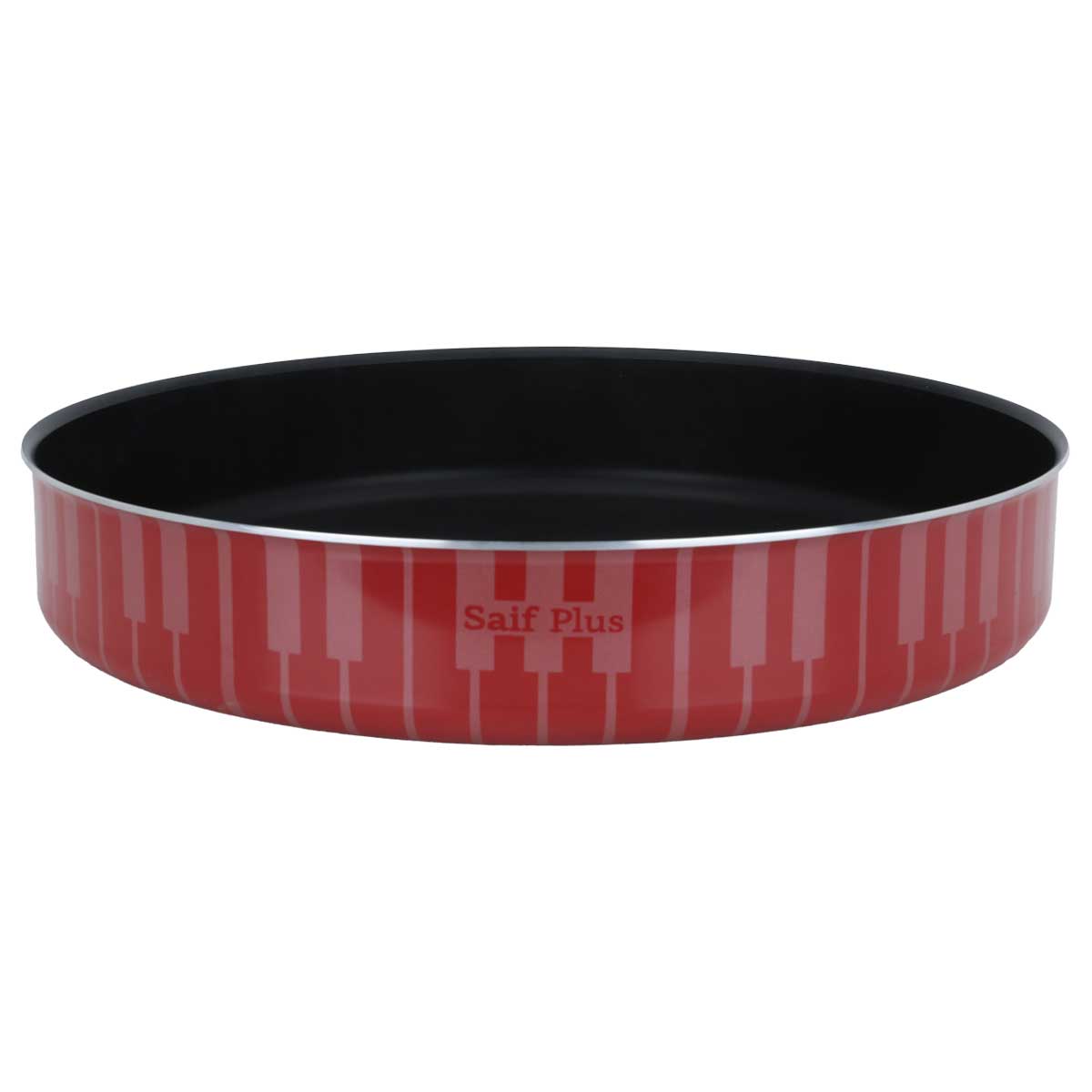 Alsaif Plus Teflon Oven Trays Set, 3 Pieces - Red product image 1