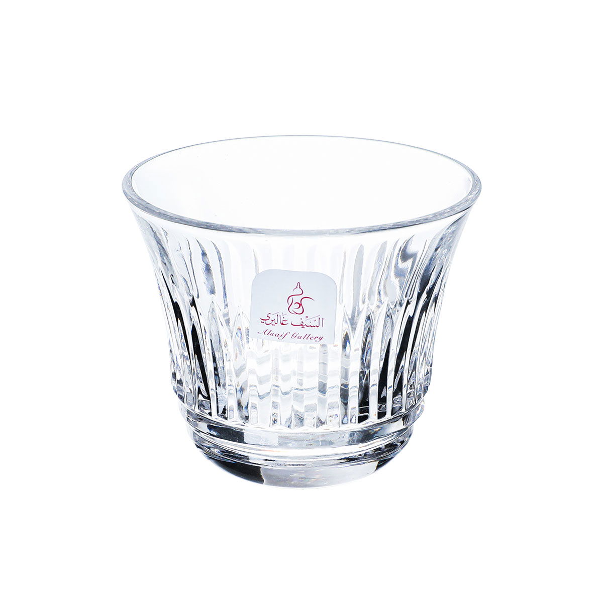 Al Saif Gallery glass tea and coffee set, 18 pieces - transparent product image 3