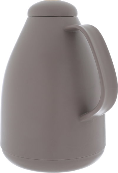 Al Saif Gallery thermos, 1 liter, thermal glass inner container, plastic outer shell - dark beige product image 3