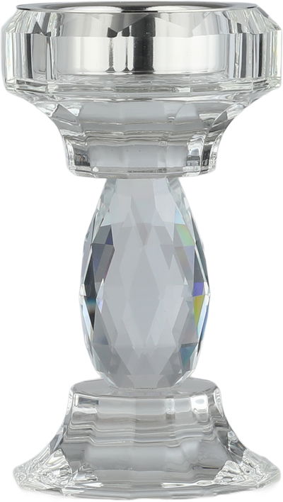 مبخرة زجاج السيف غاليري، 8x8x14.5 سم، قاعدة دائرية - شفاف product image 2