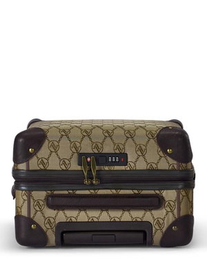 حقيبة سفر جلد صناعي ليمرا، 20 انش، 4 عجلات، GL-9921 - بيج بني product image 2