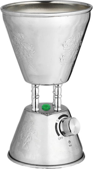 Home Master Stainless Steel Electric Incense Burner, 180W, 30-Minute Timer, HM-444 - Silver product image 2