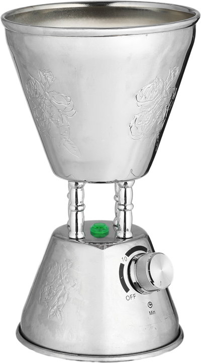 Home Master Stainless Steel Electric Incense Burner, 180W, 30-Minute Timer, HM-444 - Silver product image 2