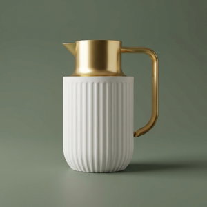 Everest Thermos, 1 liter - golden white product image