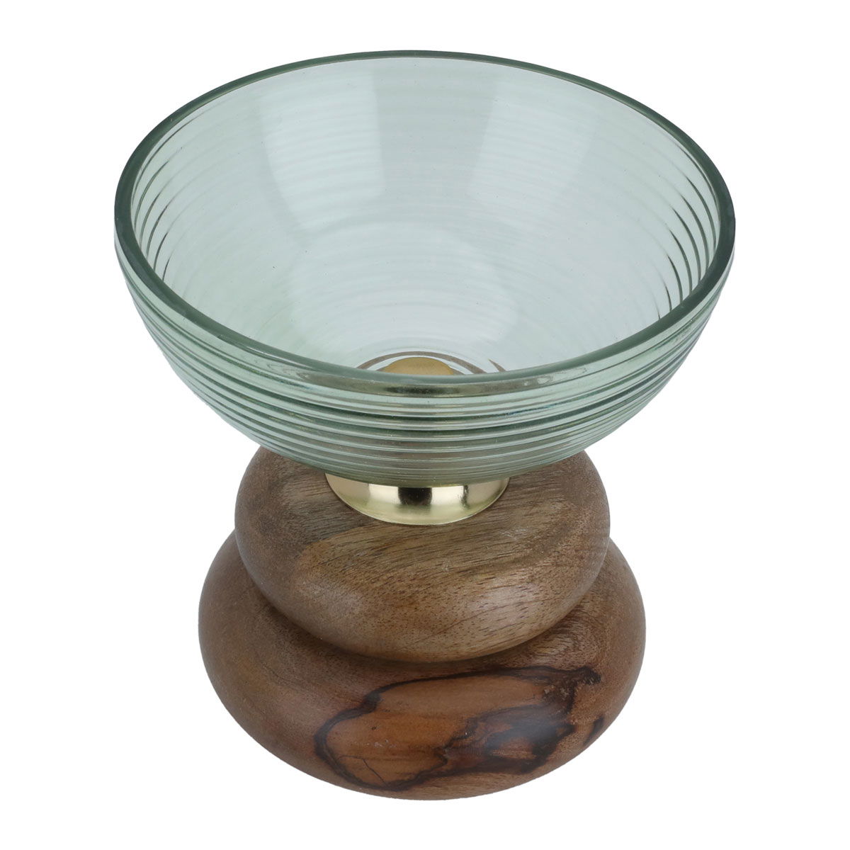Al Saif Gallery wooden sweet stand, with base, 14 x 14 x 13 cm - brown product image 2