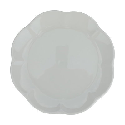 Al Saif Gallery porcelain flat plate, 21 cm, round, - white product image 1