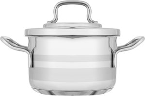 Korkmaz Astra 2 Steel Pot, 16 cm, 1.8 L - Silver product image 2
