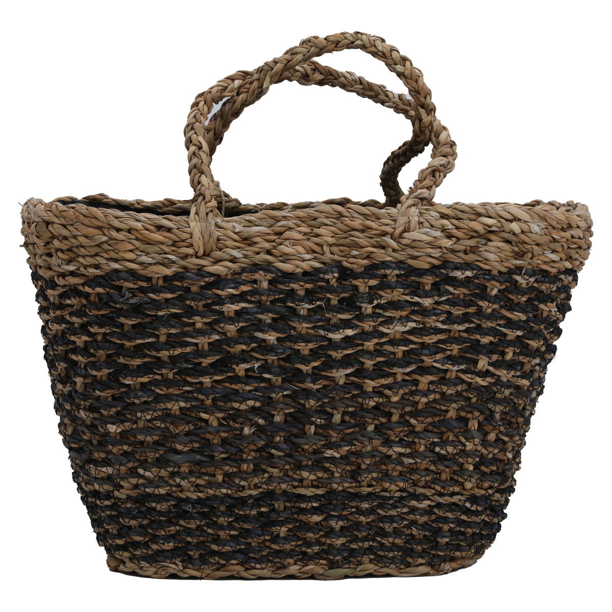 Al Saif Gallery wicker thermos bag, 42 x 26 cm - black beige product image