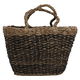 Al Saif Gallery wicker thermos bag, 42 x 26 cm - black beige product image 1
