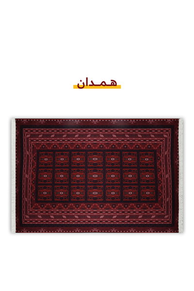 سجادة بوليستر سجادتي، 160×230 سم، نقشة همدان - أحمر product image 3
