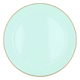 Al Saif Gallery glass serving plate, 30 cm, flat round - light green product image 2