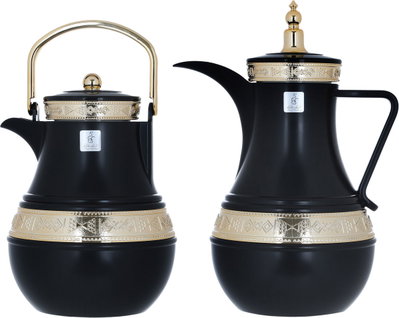 طقم ترامس أمل السيف غاليري، 1/1 لتر، 2 قطعة، حافظة داخلية زجاج حراري - أسود product image 2