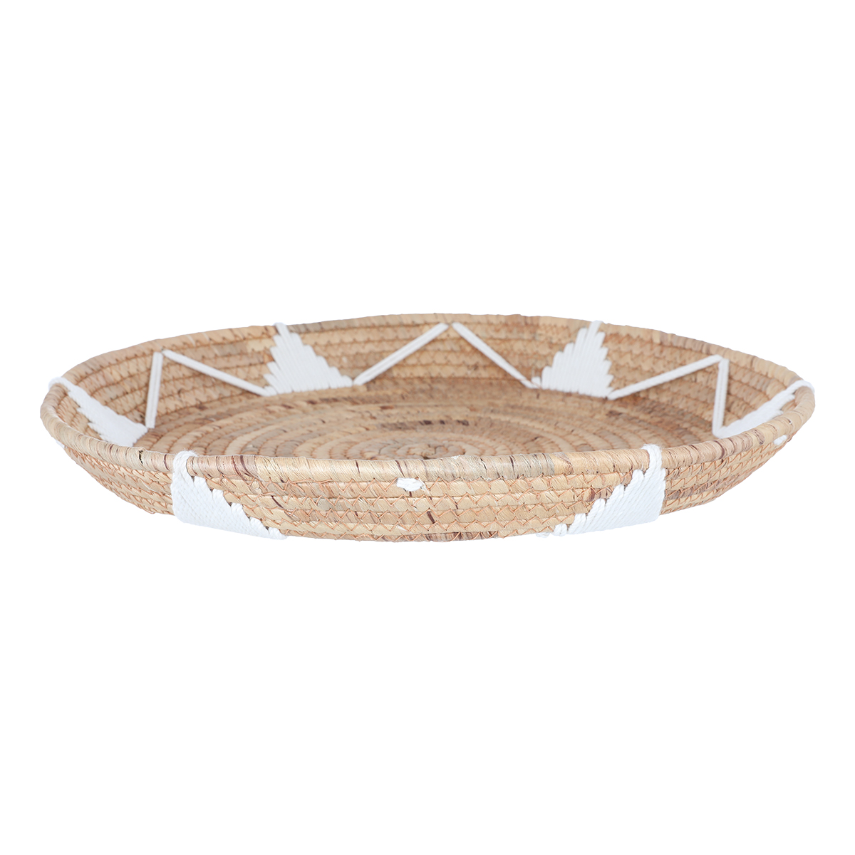 Al Saif Gallery wicker Serving tray, 42 x 42 x 5 cm - beige product image 1