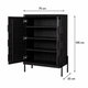 Modern MDF wooden buffet, 105×75×35 cm - Black product image 2