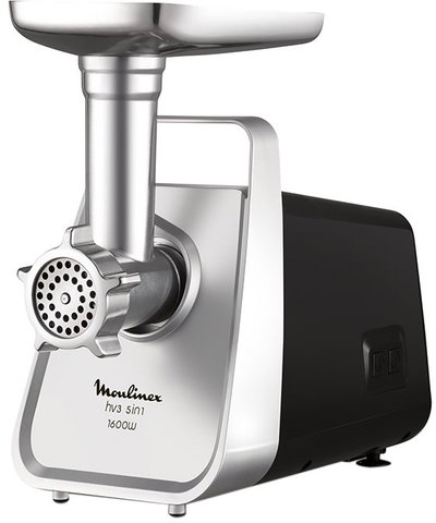 فرامة لحم مولينكس، 1600 واط، 1.9 كجم، 5 وظائف، ME308827 - اسود فضي product image 1