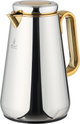 Al Saif Gallery Stainless Steel Thermos, 0.7 Liter, Heat-Resistant Glass Interior, Push Button, Self-Service - Silver Gold product image 4