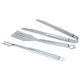 Al Saif Gallery Stainless Steel Bbq Tools Set, 46X9.5 / 45.3 / 45X7 Cm, 3 Pieces - Silver product image 2