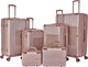 Limra ABS Luggage Set, 6 Sizes, 4 Wheels, 360 Degree Rotating, OT-3012 - Gold product image 1