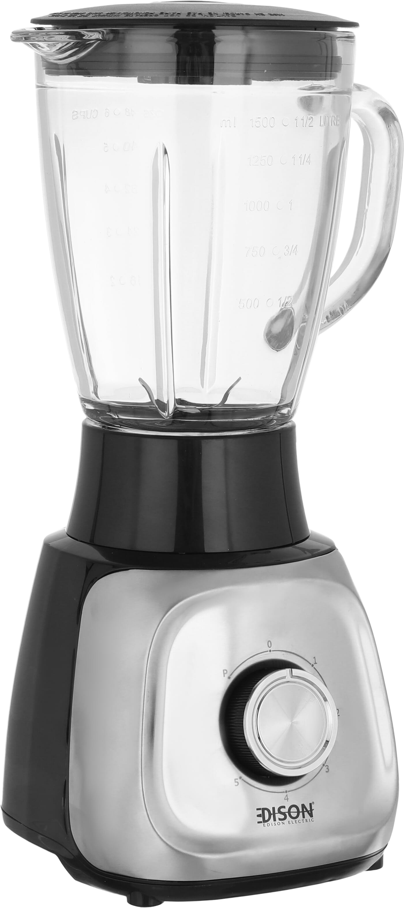 Edison BL1410B-CB Electric Blender, 1.5L, 600W, 5 Speeds - Black product image 2