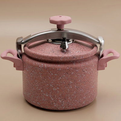 قدر ضغط جرانيت فولكانو، 9 لتر - زهري product image 1