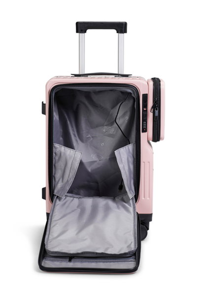شنطة سفر بولي كربونات ليمرا، 20 بوصة، 4 عجلات، BT-55 - وردي product image 7