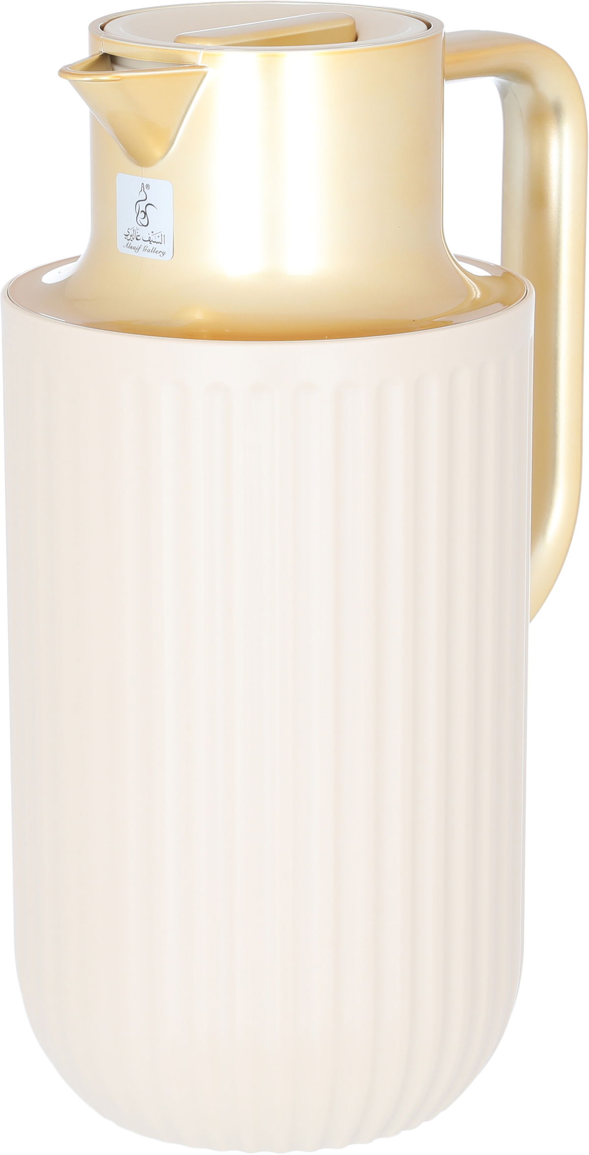 Everest Laura Thermos, 1.6 litres, thermal glass inner shell, plastic outer shell - beige product image 2