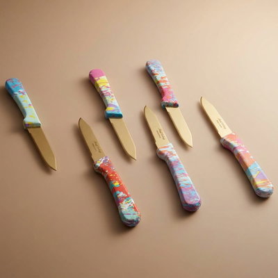Al Saif Gallery Steel Knife Set, 6 Pieces - Colored product image 1