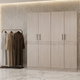 خزانة ملابس خشب MDF، 54×160×200 سم 4 ابواب - بيج product image 1