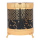 Al Saif Gallery Basket with Tissue Box, Steel, 22x22x29 / 26x13x8 cm - Black / Gold product image 2