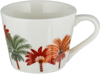 Al Saif Gallery Porcelain Tea Serving Set, Teapot, Cups and Saucer, 34cm, 6 Pieces - White Colored product image 5