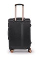 طقم شنط سفر ABS ليمرا، 4 مقاسات، 4 عجلات، بزاوية 360 درجة، OT-501864 - أسود product image 5