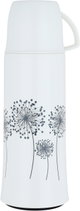 Helios thermos, heat preservation, 0.5 liters, thermal glass inner container, plastic outer shell - white product image 2