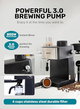 ماكينة تحضير قهوة جيباس، 800 واط، 4 اكواب، GCM6109 - اسود product image 5