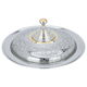 غوزي استيل بغطاء منقوش السيف غاليري، 40 سم، دائري - فضي product image 2