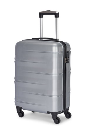 طقم شنط سفر ABS ليمرا، 3 مقاسات، 4 عجلات، قفل ارقام، WM-208 - رمادي product image 2