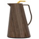 ترمس زجاج جلوري، 1 لتر - خشبي product image 1