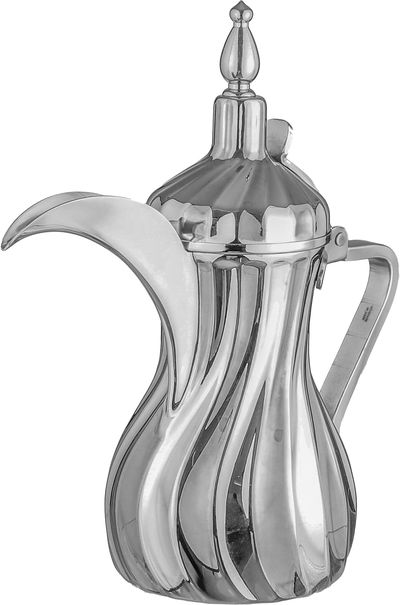 Al Saif Plus Samira Steel Dallah, 1.2 Liters - Silver product image 3