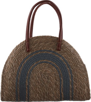 شنطة خوص السيف غاليري، 35x14x34 سم - بيج ازرق product image 2