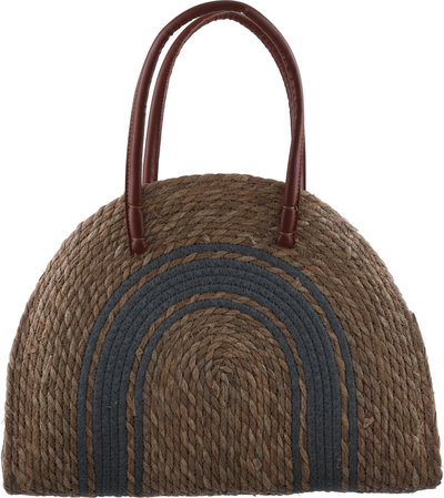 شنطة خوص السيف غاليري، 35x14x34 سم - بيج ازرق product image 2