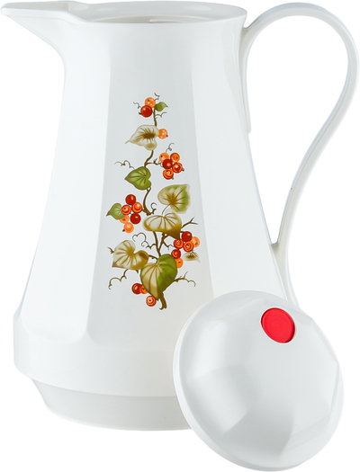 Rotpunkt Thermos, 1 liter, glass inner case - white product image 5