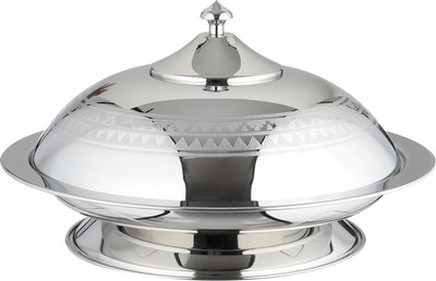 Al Saif Plus Sultan's Ghozi Pradeep Stainless Steel Sword Plus Plate, 50 cm - Silver product image 1