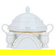 طقم سفرة بورسلان السيف غاليري، 65 قطعة - أبيض ذهبي product image 3