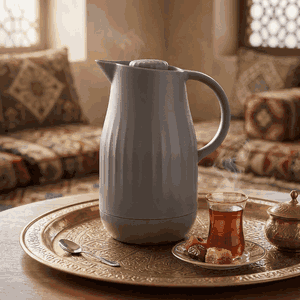 ترمس ايفا تايمليس، 1 لتر، الخامة الداخلية زجاج - كابتشينو product image 2