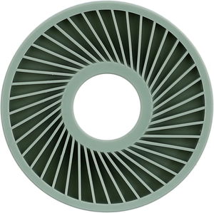 قاعدة أكواب سيليكون السيف غاليري، 9.5 سم، 4 قطع - أبيض أخضر product image 7