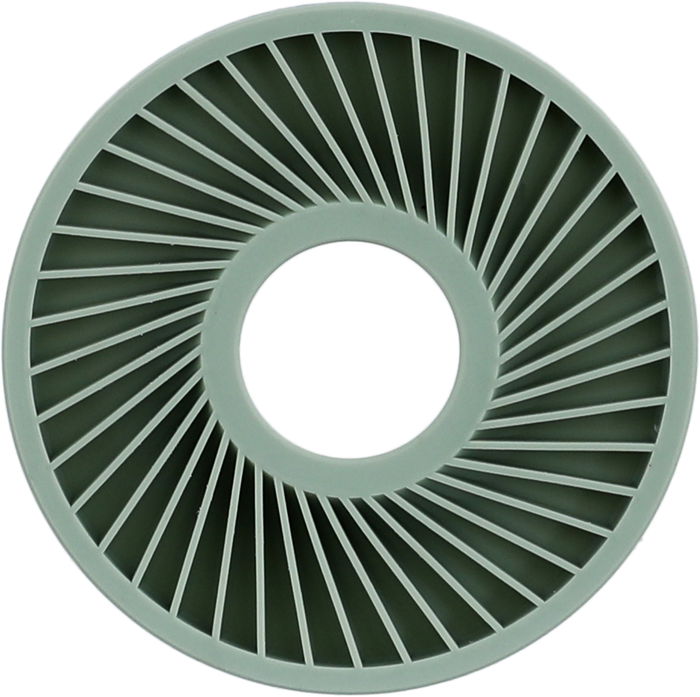 قاعدة أكواب سيليكون السيف غاليري، 9.5 سم، 4 قطع - أبيض أخضر product image 7