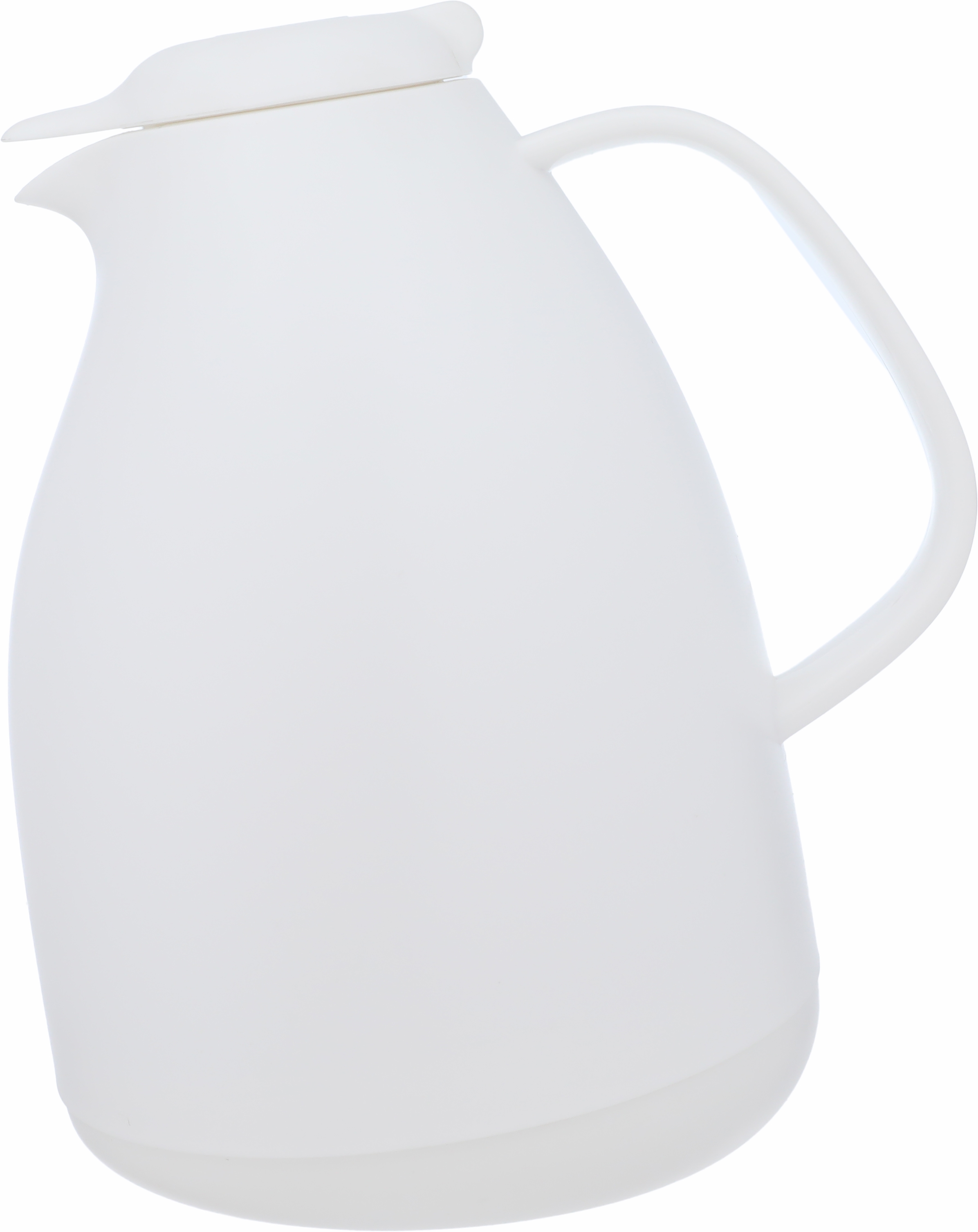 Al Saif Gallery thermos, 1 liter, thermal glass inner container, plastic outer shell - white product image