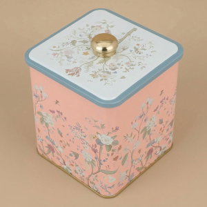 Al Saif Gallery Metal Box, 12 X 12 X 13 Cm - Pink product image