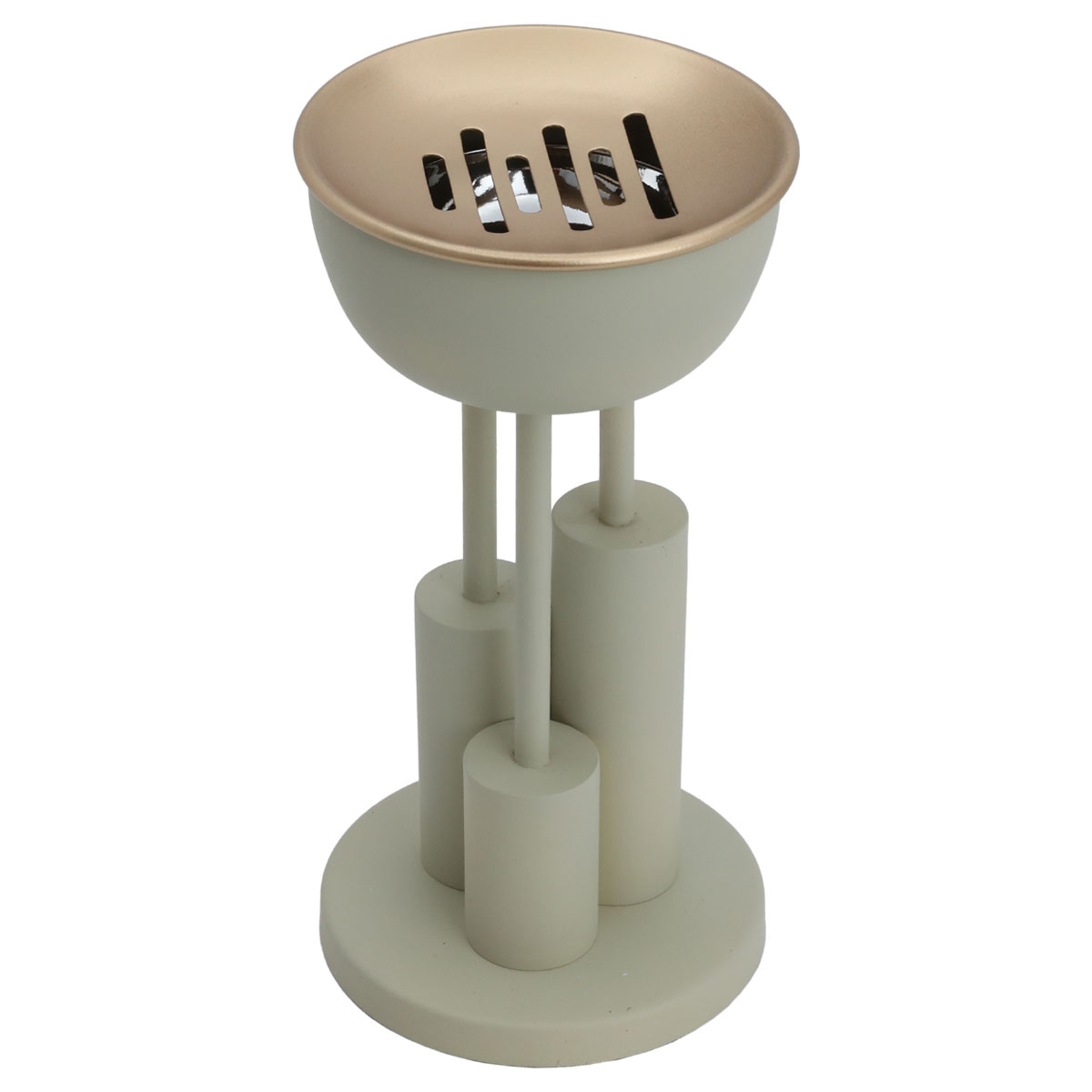 Al Saif Gallery Steel incense burner - light beige product image 1